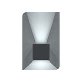 LUMINARIO DE PARED SOBREPONER CUBO DE LED ACABADO GRIS 6W, 3000K 2 SALIDAS OPTICA AJUSTABLE 85-265V IP65 ILUMILEDS ***HAE 2024***