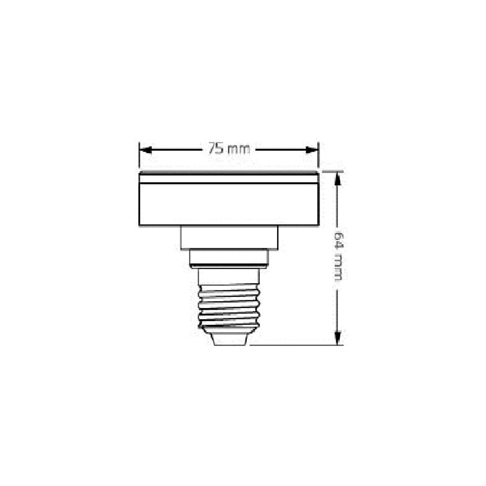 FOCO LED TECNOLITE MAJORIS CIRCULAR 9W LUZ BLANCA NEUTRA BASE E27 NO ATENUABLE