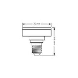 FOCO LED TECNOLITE MAJORIS CIRCULAR 9W LUZ BLANCA NEUTRA BASE E27 NO ATENUABLE
