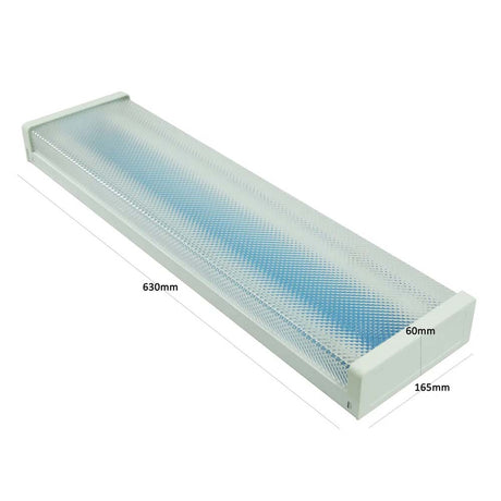 GABINETE DE LED MODELO DIAMANTE CON TUBOS 2X9W.
