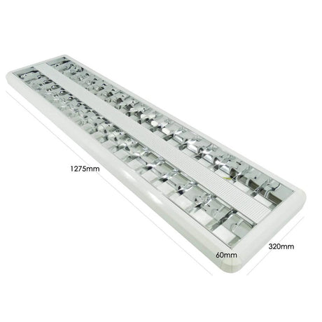 GABINETE INTERIOR LED T8 MODELO "M/S" 2X18W/85-265V. SIN TUBOS