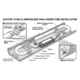 PORTALAMP. FLUOR.P/CURVALUM 660W/600V. 13180-00U LEVITON