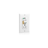 CONT. DUPLEX SUPR. GRADO HOSPITAL C/ALARMA BLANCO 08280-00W LEVITON