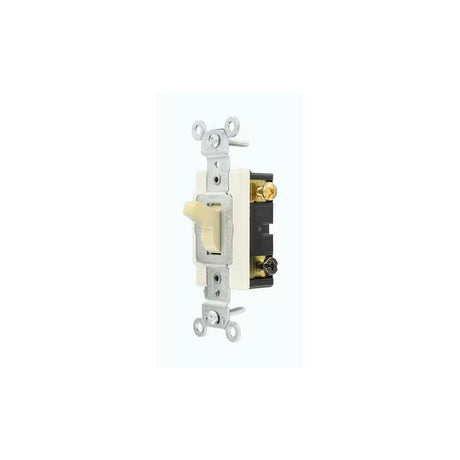 APAGADOR PALANCA 3 VIAS 15A. 120/277V. MARFIL CS315-02I LEVITON *** OFRECER 46003 ***