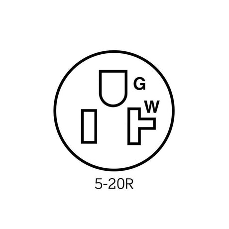 CONTACTO DUPLEX 20A/125V TIERRA AISLADA NARANJA GRADO IND. 05362-0IG LEVITON *** OFRECER IG5362 ***