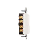 APAGADOR DUPLEX DECORA COMERCIAL 3 VIAS 15A. 120/277V. BLANCO 05643-00W LEVITON