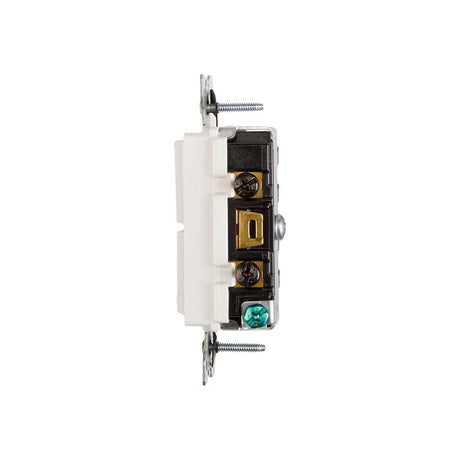APAGADOR DUPLEX DECORA COMERCIAL 3 VIAS 15A. 120/277V. BLANCO 05643-00W LEVITON