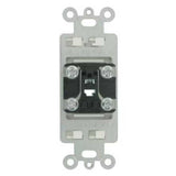 BASE CON JACK TELEFONICO DECORA 4H BLANCO 6P4C 40649-00W LEVITON