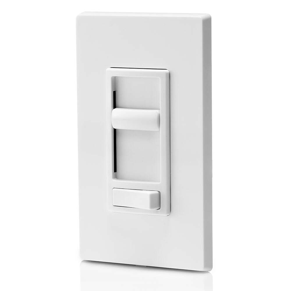 DIMMER DESLIZ. C/INT. 3VIAS DECORA LED/CFL Y INC. 600W 120V BLANCO 06674-P0W LEVITON