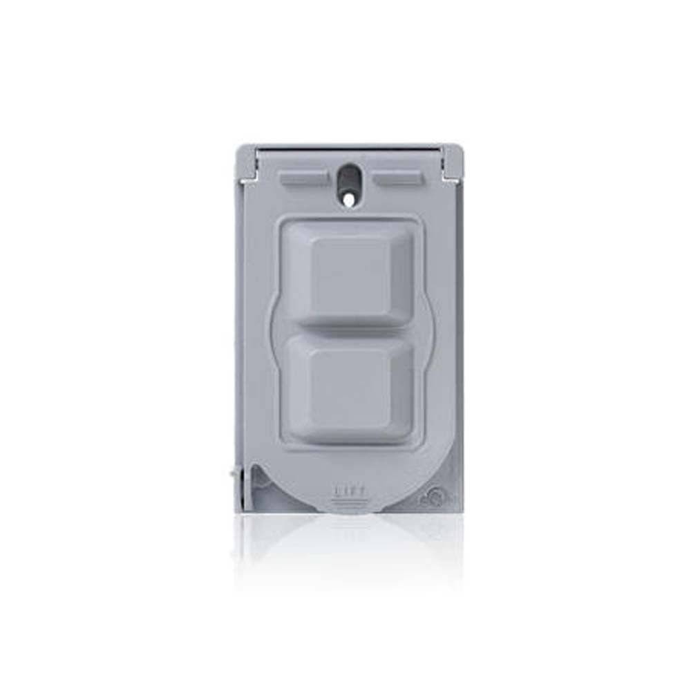 PLACA RESISTENTE A LA INTEMPERIE METALICA MONTAJE VERTICAL PARA ICFT 001-0WM1V-0GY LEVITON