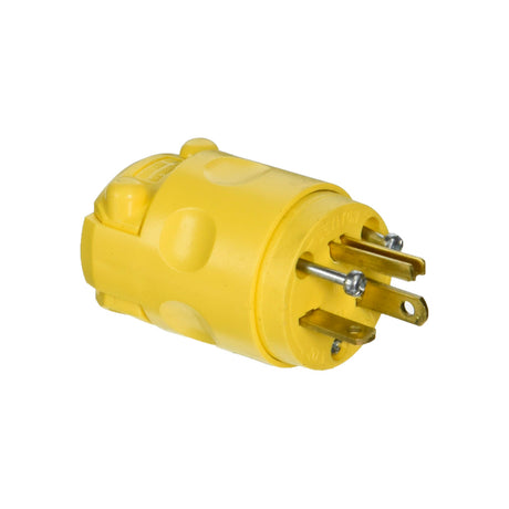 CLAVIJA REDONDA COLGANTE 2P-3H 20A/125V. 520PV-000 AMARILLA LEVITON