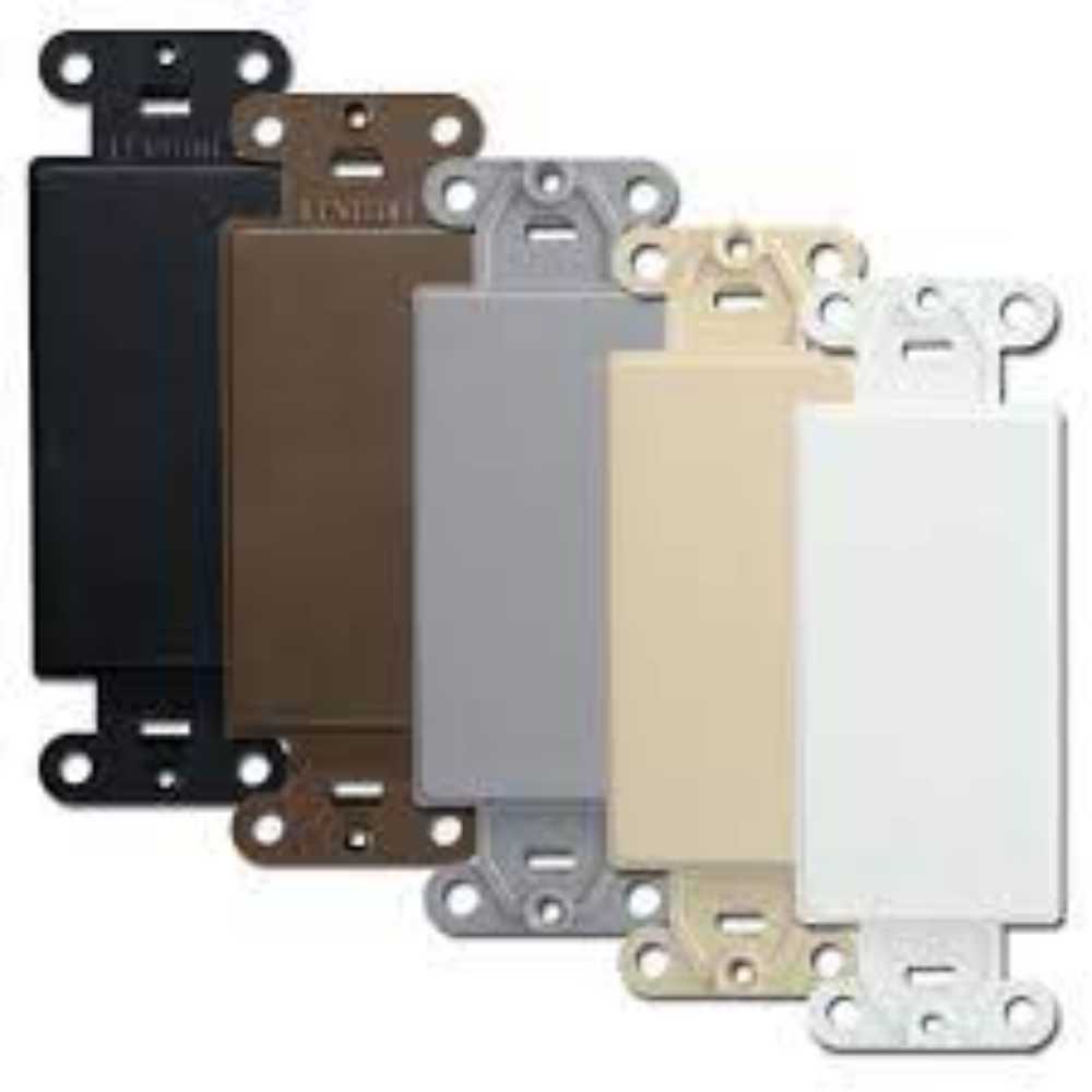 PLACA DECORA CIEGA MARFIL 80414-00I LEVITON