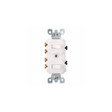 APAGADOR DUPLEX PALANCA 3V. 15A. 120/277V. BLANCO 05243-00W LEVITON