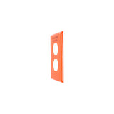 PLACA NYLON P/CONT. DUPLEX ISOLATED GROUND NARANJA 80703-0IG LEVITON ***OFRECER LEV702 ***