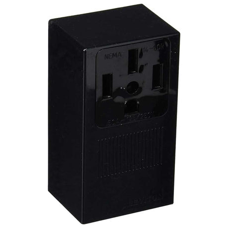 CONTACTO SENC. SOBREPONER 3P-4H 50A/125-250V. NEGRO 55050