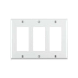 PLACA DECORA 3 UNIDADES UREA BLANCA 80411-00W LEVITON