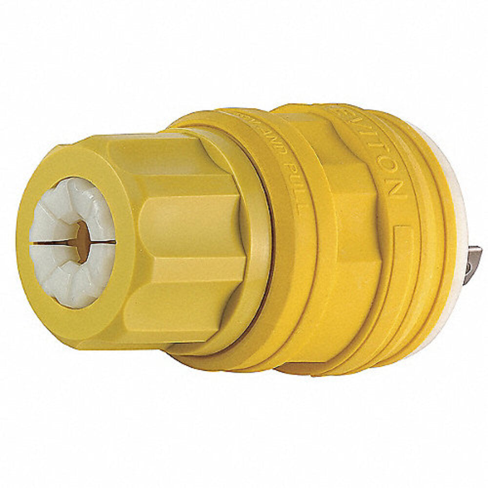 WETGUARD CLAVIJA ENTRADA RECTA 2P-3H 15A/125V. NEMA 5-15P 14W47-000 LEVITON *** OFRECER 14W47 ***