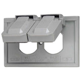 PLACA INTEMP.P/CONT. DUPLEX TERMOPLASTICA GRIS 04976-0GY LEVITON