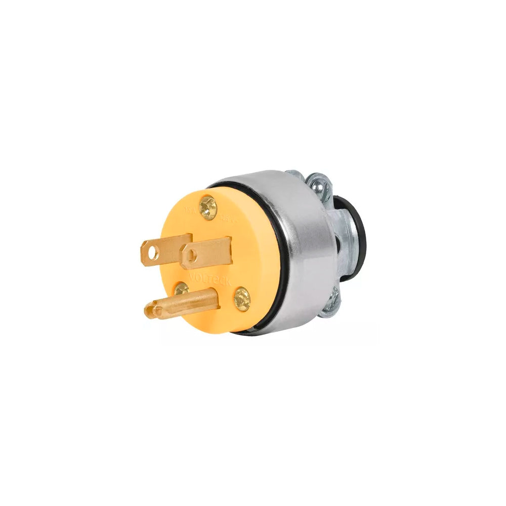 CLAVIJA VINIL BLINDADA 3X15 AMARILLA 515PA-000 LEVITON *** OFRECER 2867-BOX ***