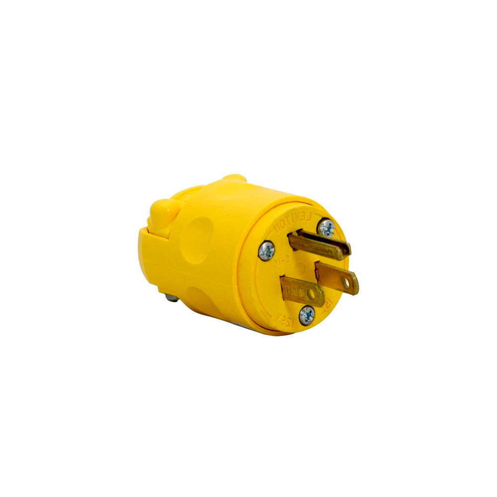 CLAVIJA 3X15 C/ABRAZADERA INTERNA C/AMARILLO 515PV-000 *** OFRECER 4867-BOX ***