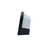 LUM DECORATIVO LED MEDIO OVALO 12W 85-240V 3000K NEGRO