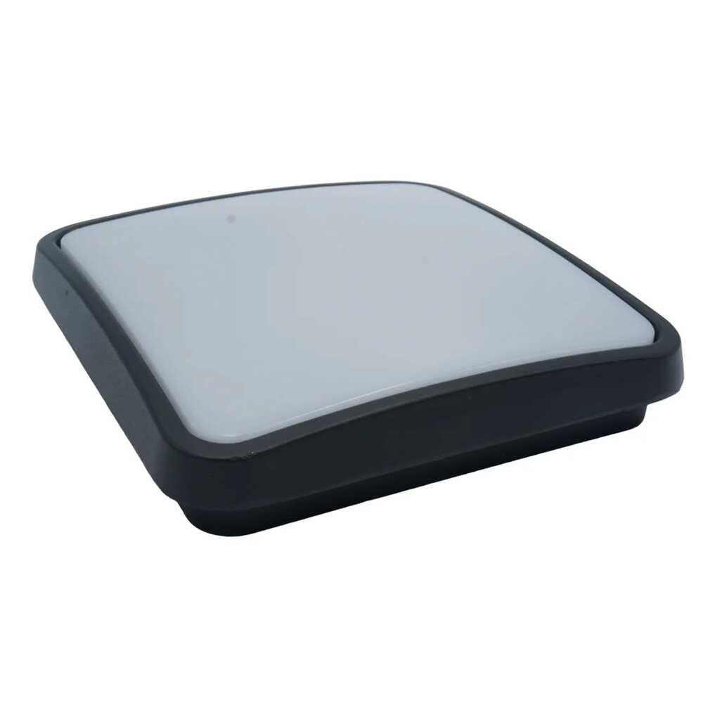 LUM DECORATIVO LED CUADRADA 20W 85-240V 3000K NEGRO