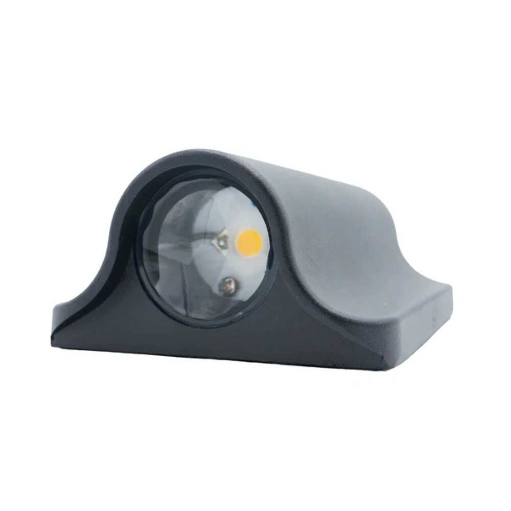 LUM DECORATIVO LED SEMI CURVO 6W 85-240V 3000K NEGRO
