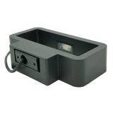 LUM DECORATIVO LED RECTANGULAR 7W 85-240V 3000K NEGRO