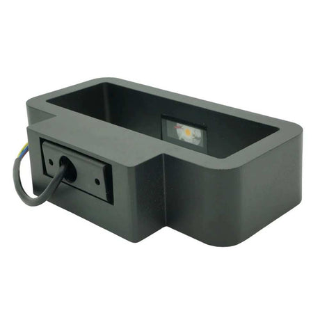 LUM DECORATIVO LED RECTANGULAR 7W 85-240V 3000K NEGRO