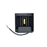 LUM DECORATIVO LED CUADRADO 6W 85-240V 3000K NEGRO