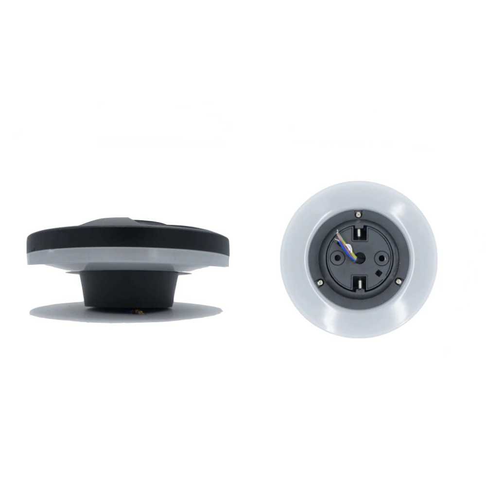 LUM DECORATIVO LED OVAL 7W 85-240V 3000K NEGRO
