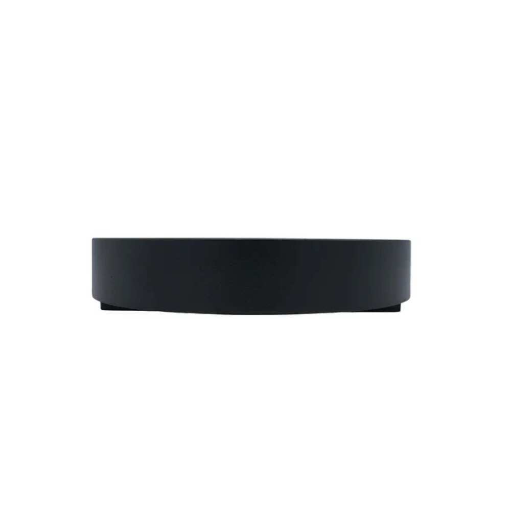 LUM DECORATIVO LED CIRCULO 8W 85-240V 3000K NEGRO