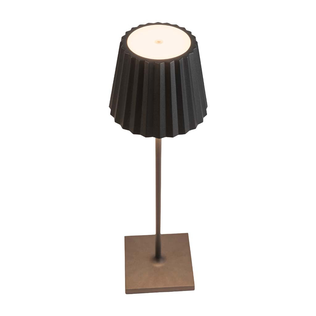 LUMINARIA LED MESA TOUCH CON ATENUADOR GRAFITO 2.2W IP54 180LM 3000K