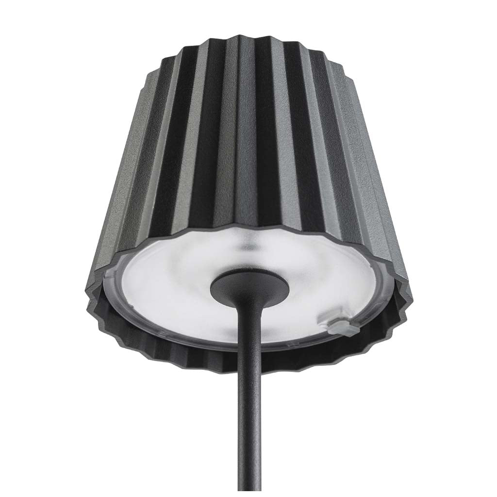 LUMINARIA LED MESA TOUCH CON ATENUADOR GRAFITO 2.2W IP54 180LM 3000K