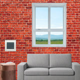 PLACA RECTANGULAR COLOR BLANCO 2 MOD. LNA4802BI LIVING Y LIGHT