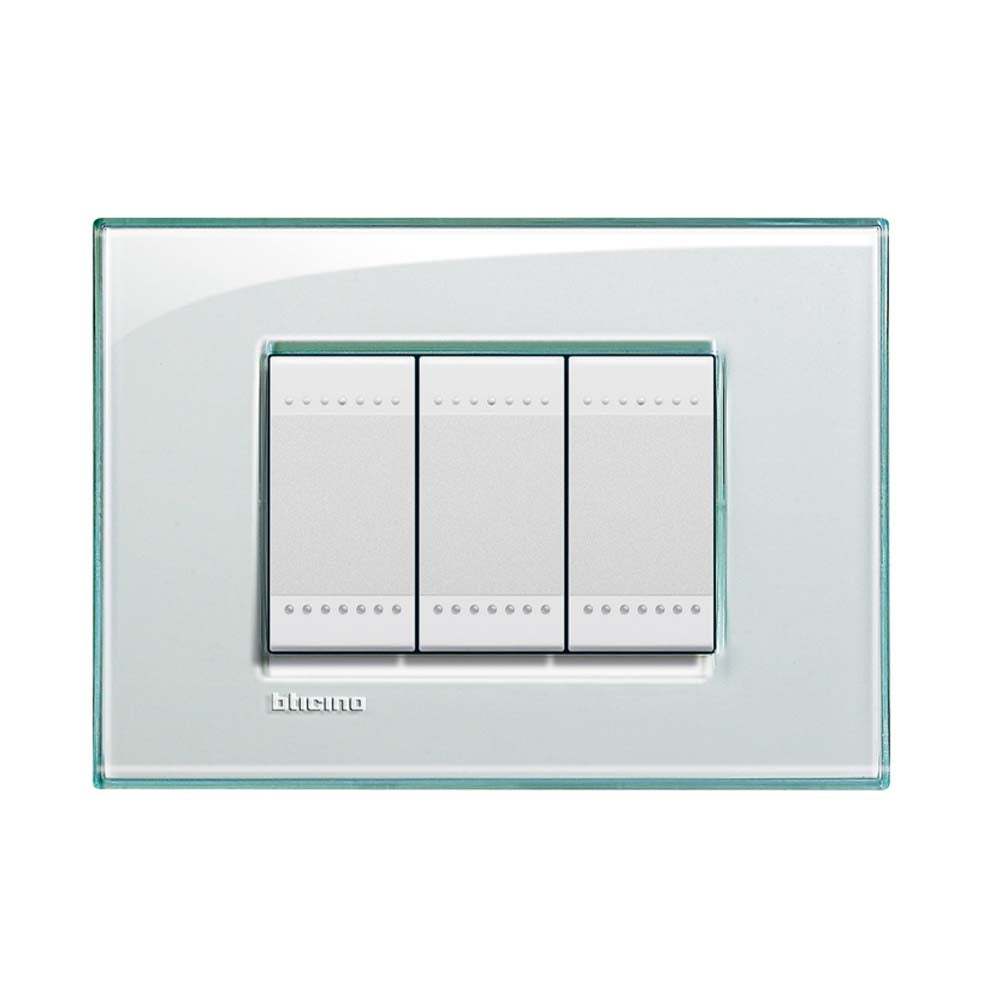 PLACA RECTANGULAR COLOR AGUAMARINA 3 MOD. LNA4803KA LIVING Y LIGHT