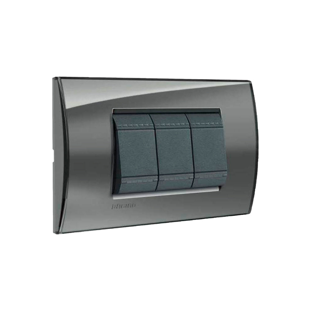 PLACA RECTANGULAR COLOR HUMO 3 MOD. LNA4803KF LIVING Y LIGHT