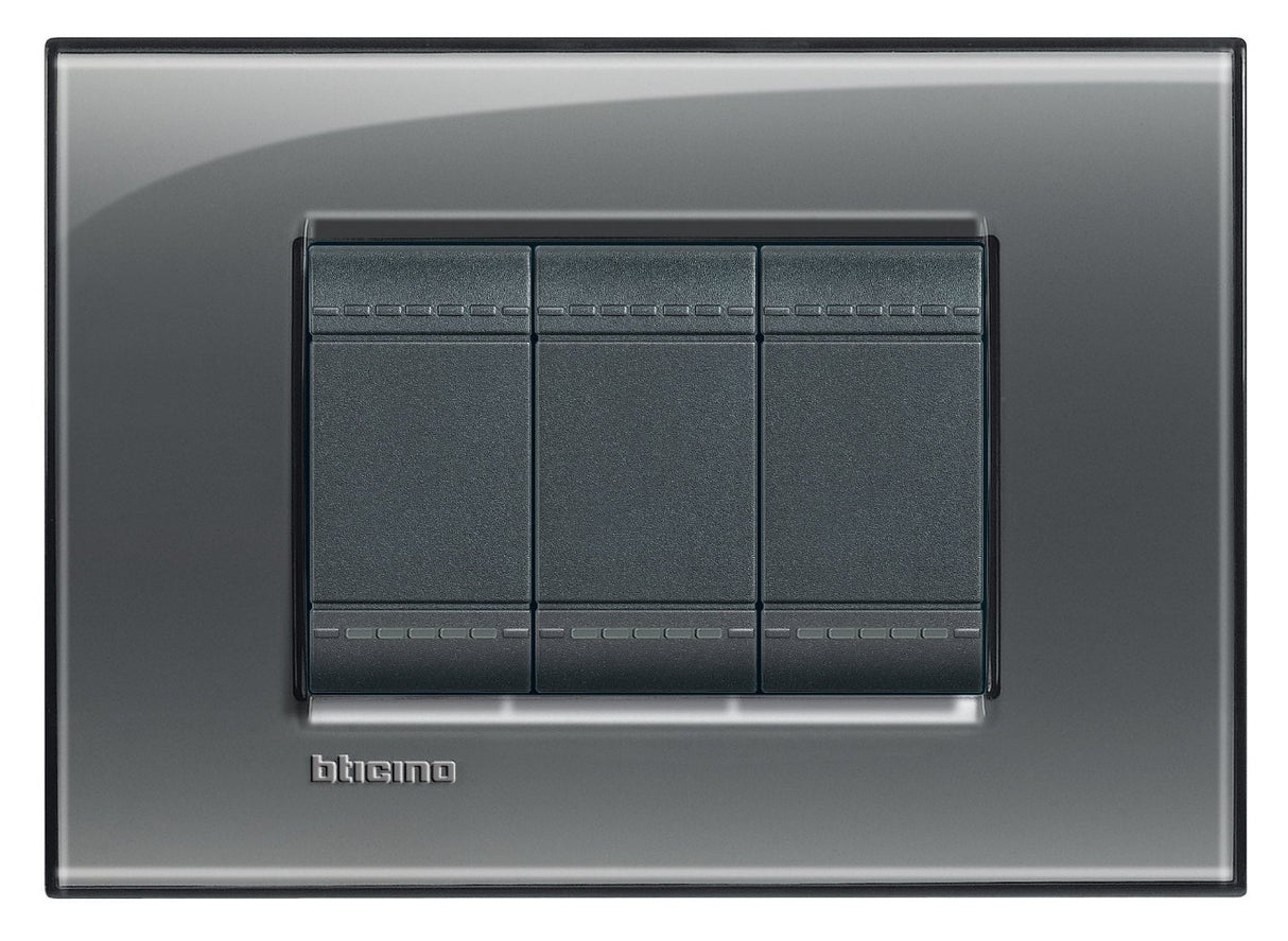 PLACA RECTANGULAR COLOR HUMO 3 MOD. LNA4803KF LIVING Y LIGHT