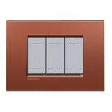 PLACA RECTANGULAR COLOR LADRILLO 3 MOD. LNA4803RK LIVING Y LIGHT
