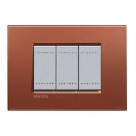 PLACA RECTANGULAR COLOR LADRILLO 3 MOD. LNA4803RK LIVING Y LIGHT
