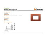 PLACA RECTANGULAR COLOR LADRILLO 3 MOD. LNA4803RK LIVING Y LIGHT