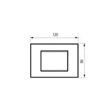 PLACA RECTANGULAR COLOR SQUARE 3 MOD. LNA4803SQ LIVING Y LIGHT