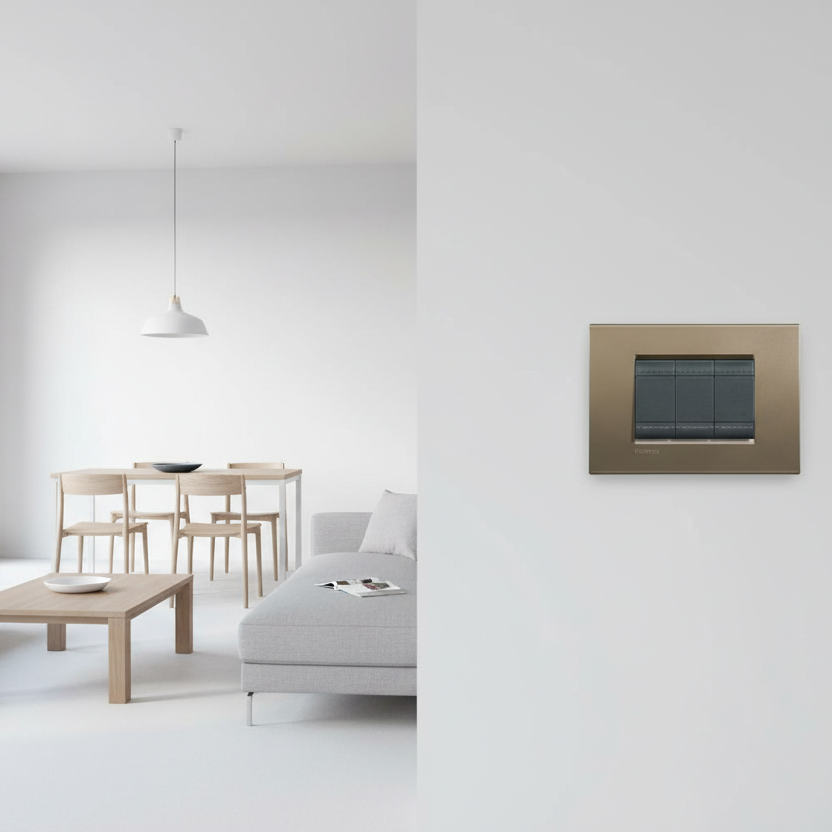PLACA RECTANGULAR COLOR SQUARE 3 MOD. LNA4803SQ LIVING Y LIGHT