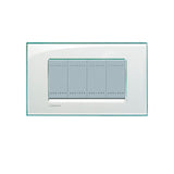 PLACA RECTANGULAR COLOR AGUAMARINA 4 MOD. LNA4804KA LIVING Y LIGHT