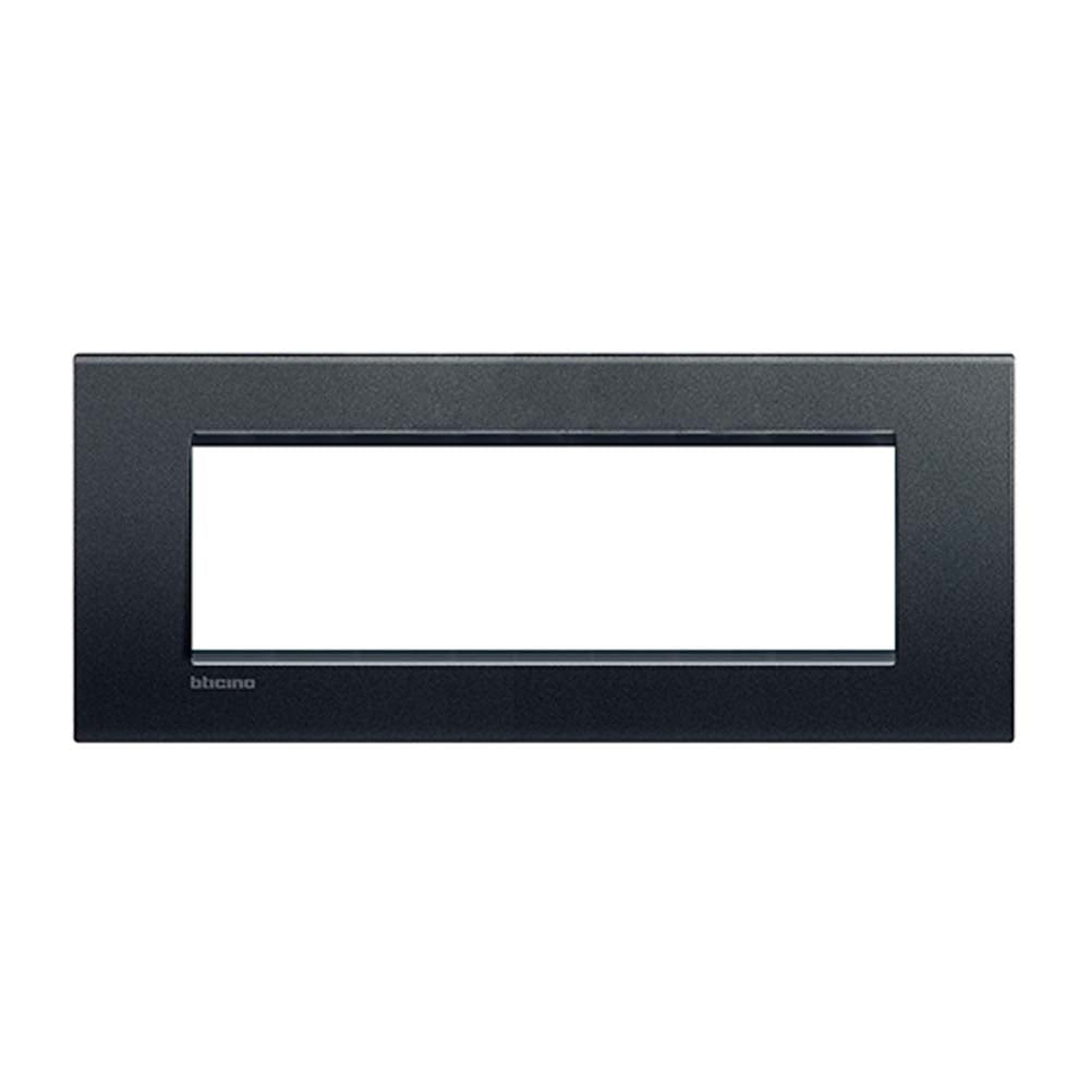 PLACA RECTANGULAR COLOR NEGRO ANTRACITA 7 MOD. LNA4807AR LIVING Y LIGHT