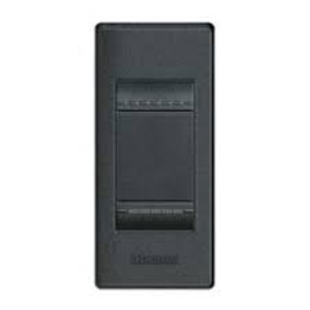 PLACA CANCEL COLOR NEGRO ANTRACITA 1 MOD. LND4811AR LIVING Y LIGHT