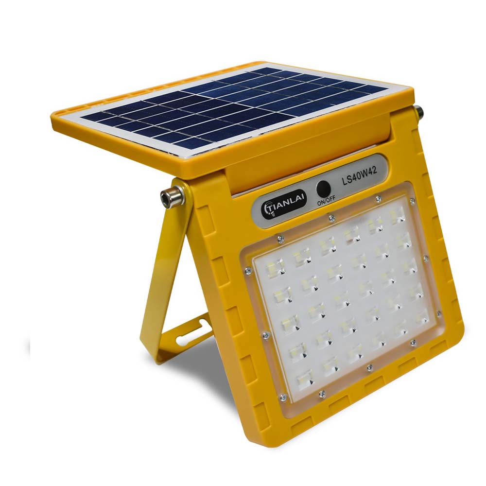 LAMPARA LED CON PANEL SOLAR 40W 65000K TIANLAI
