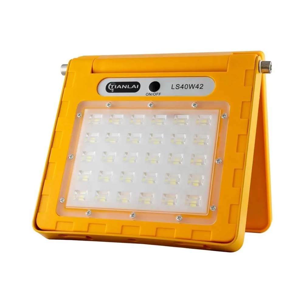 LAMPARA LED CON PANEL SOLAR 40W 65000K TIANLAI*** HAE ***