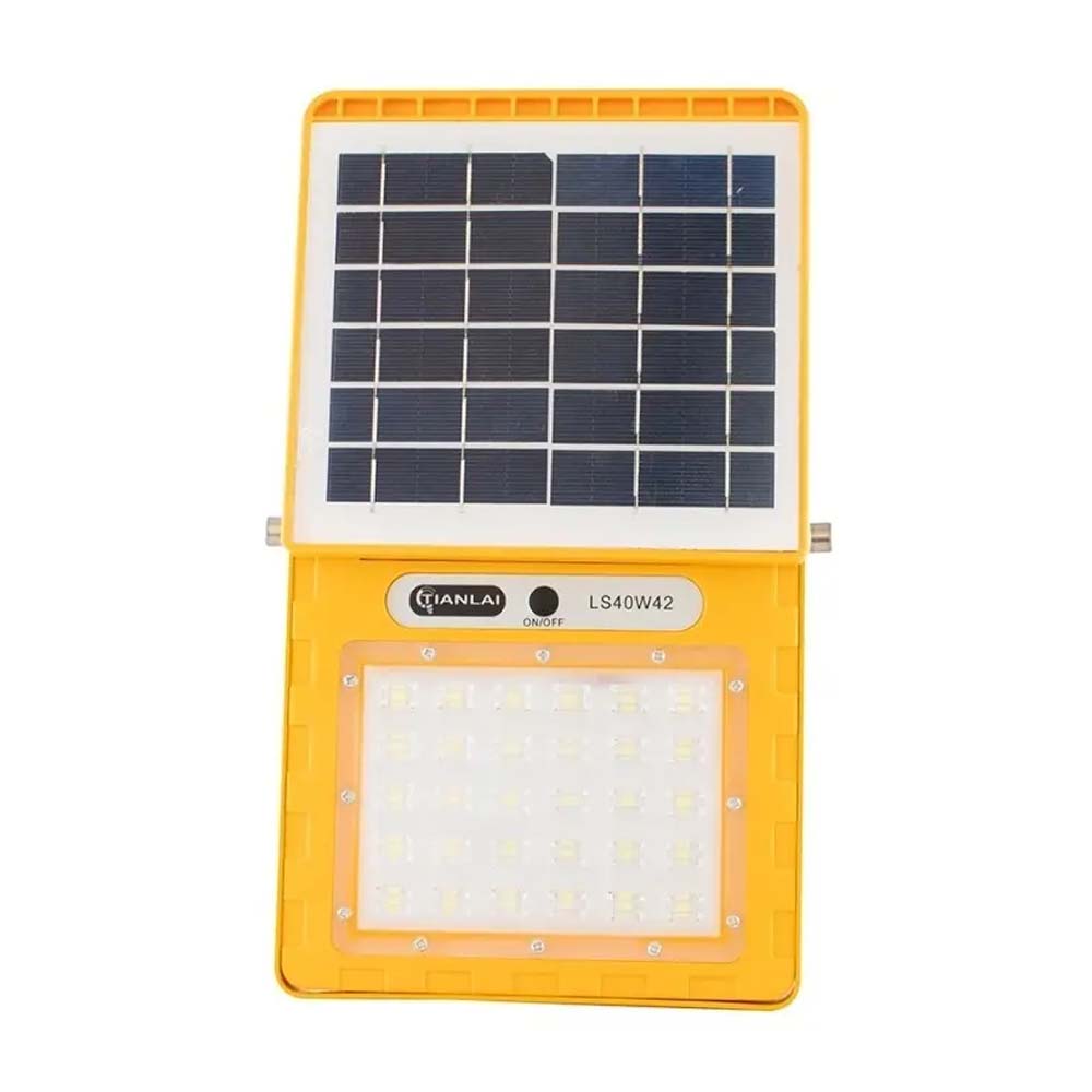 LAMPARA LED CON PANEL SOLAR 40W 65000K TIANLAI*** HAE ***