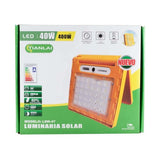 LAMPARA LED CON PANEL SOLAR 40W 65000K TIANLAI*** HAE ***